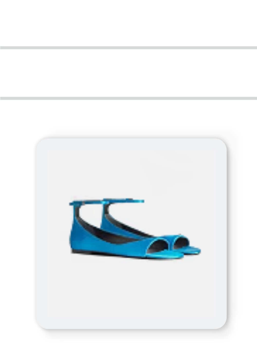 Teal blue women’s sandals